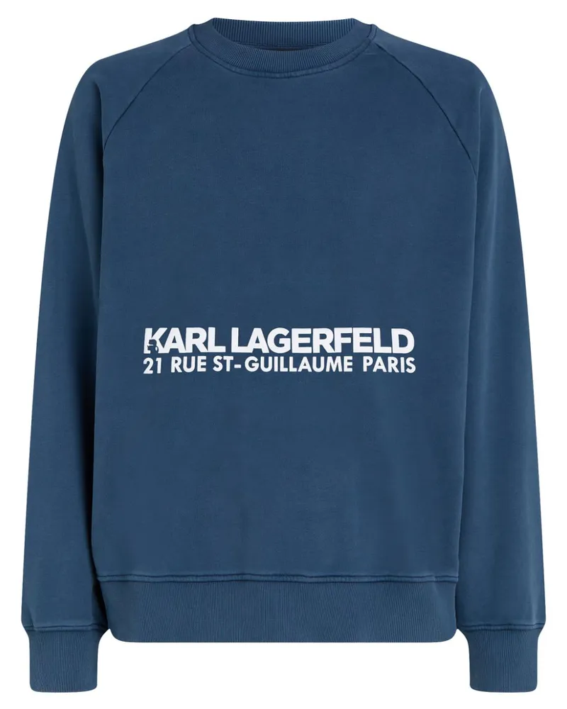 Karl Lagerfeld Rue St-Guillaume Sweatshirt - Blau Blau