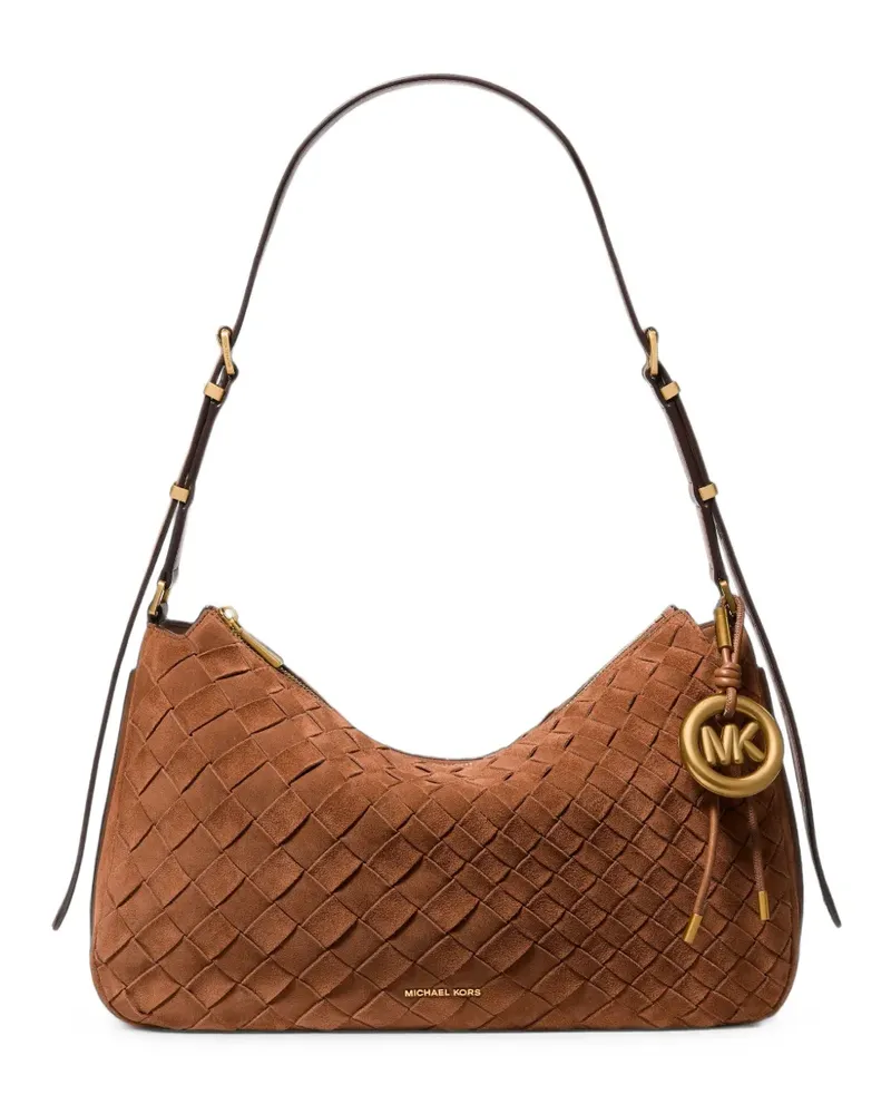 Michael Kors Gewebte Schultertasche - Braun Braun
