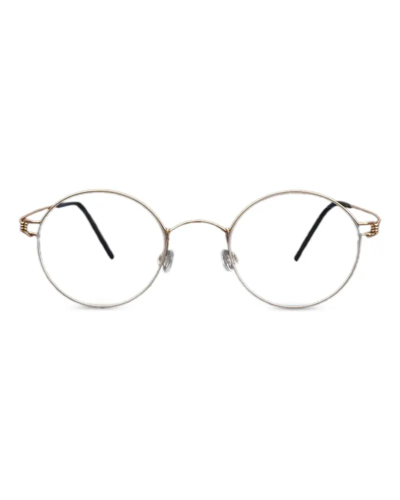 Lindberg round-frame glasses - Gold Gold