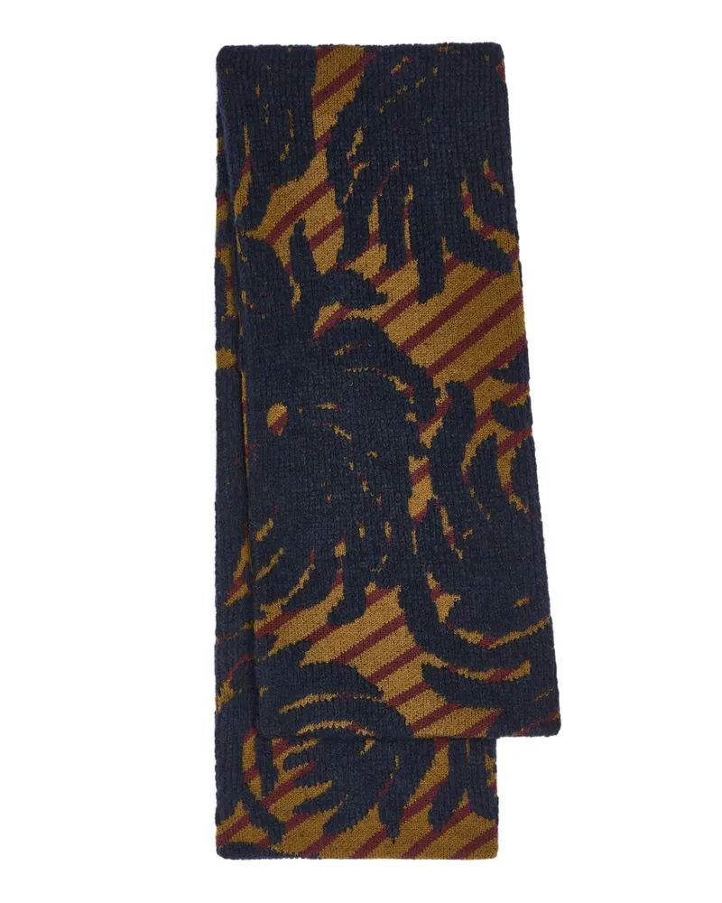 Dries van Noten Schal mit Jacquardmuster - Braun Braun