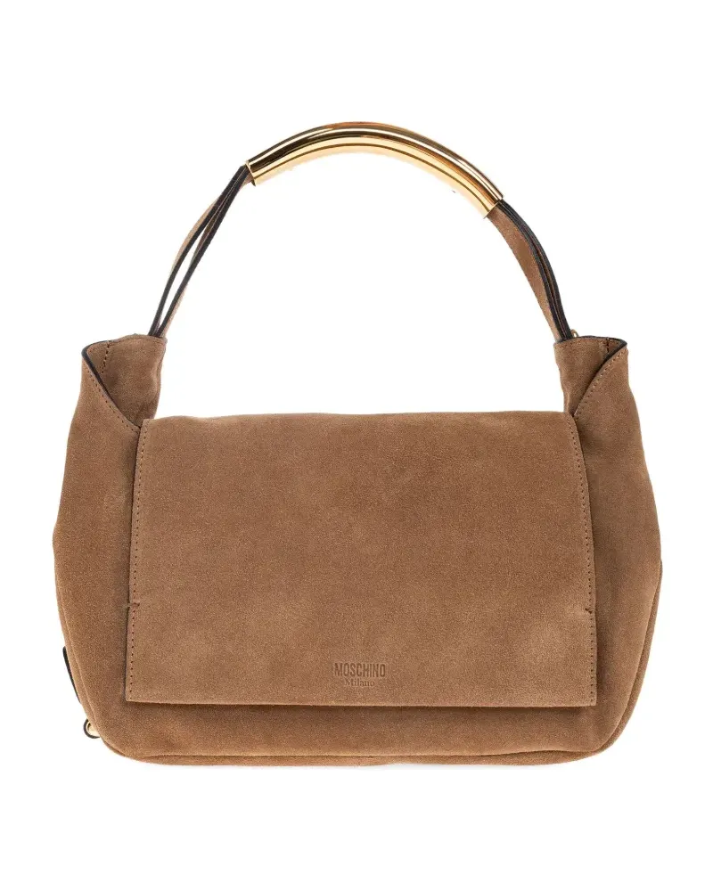 Moschino Shopper aus Wildleder - Braun Braun