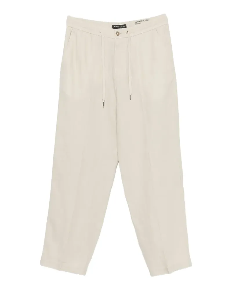 Marc O'Polo Mossbo drawstring-waistband trousers - Nude Nude