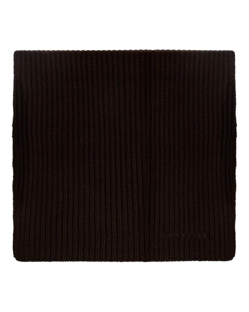 Lanvin Gerippter Schal - Braun Braun