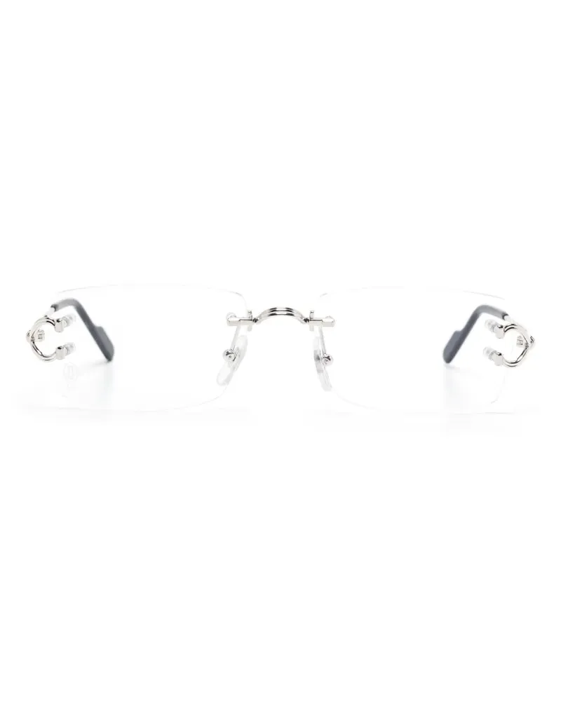 Cartier C de Cartier Brille - Silber Silber