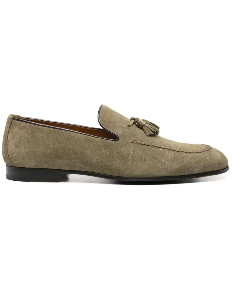 Doucal´s Derby-Schuhe aus Wildleder - Grün Grün