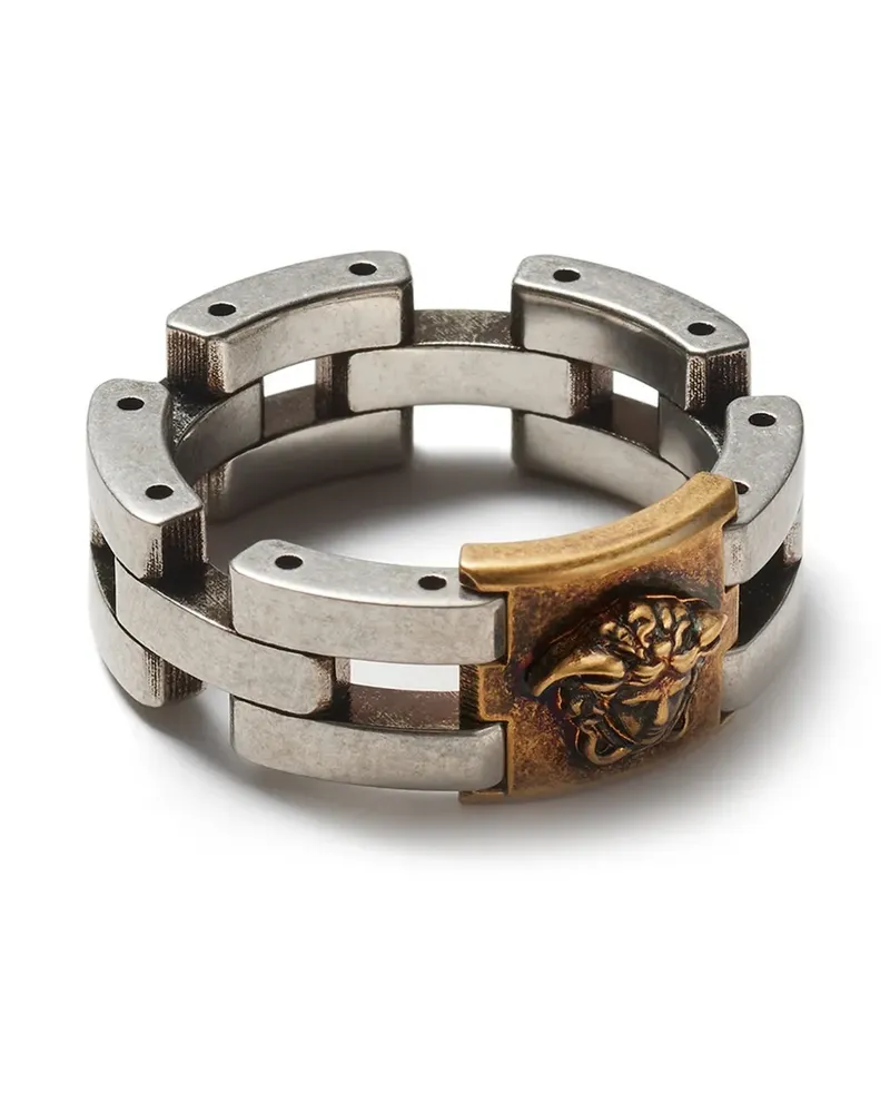 Versace Medusa link ring - Silber Silber
