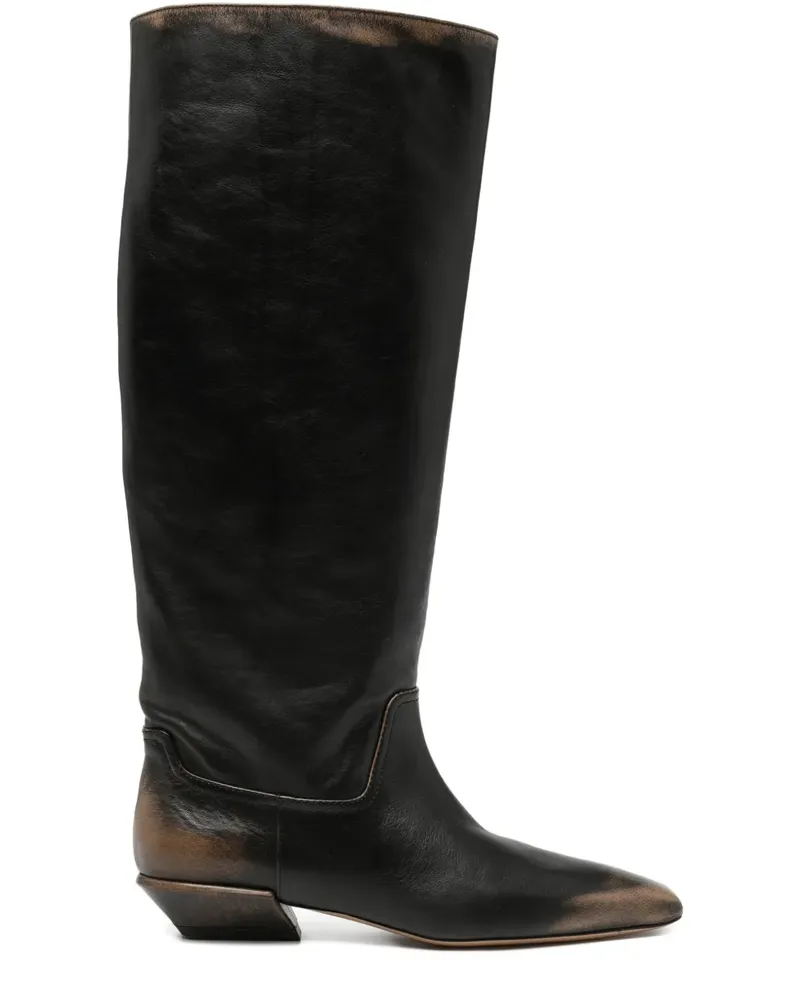 Paris Texas Bettina Stiefel 25mm - Schwarz Schwarz