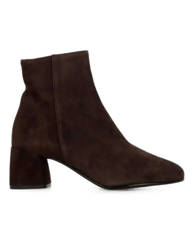 Status side-zip block-heel boots - Braun Braun
