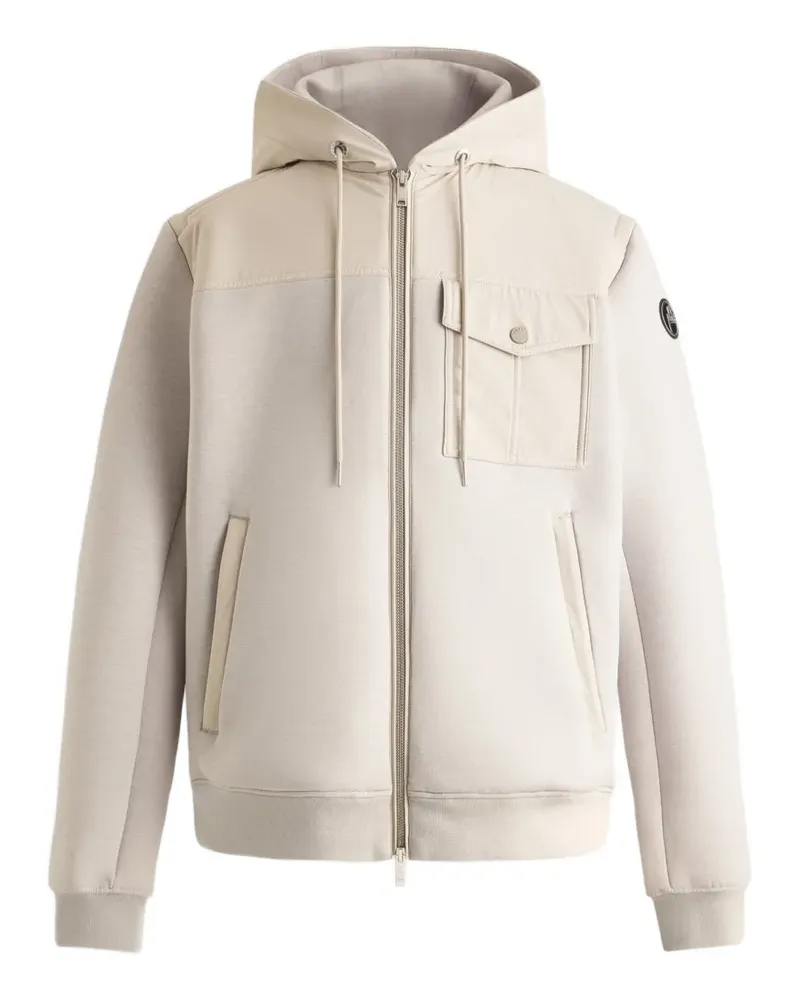 FUSALP Cimarag zip-up hooded bomber jacket - Nude Nude