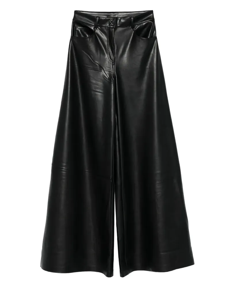 Norma Kamali Hose mit weitem Bein - Schwarz Schwarz