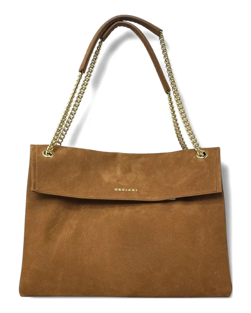 Orciani Mittelgroße Venus Schultertasche - Braun Braun