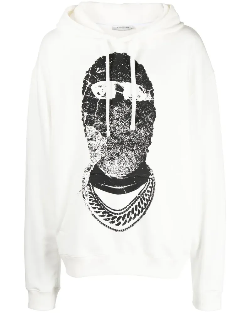 IH NOM UH NIT Hoodie mit grafischem Print - Weiß Weiß