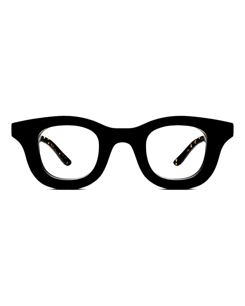 Thierry Lasry geometric frame MOODY glasses - Schwarz Schwarz