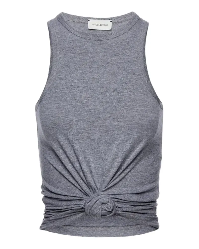 Magda Butrym knot-detail tank top - Grau Grau
