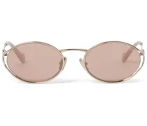 Ovale Sonnenbrille mit CC