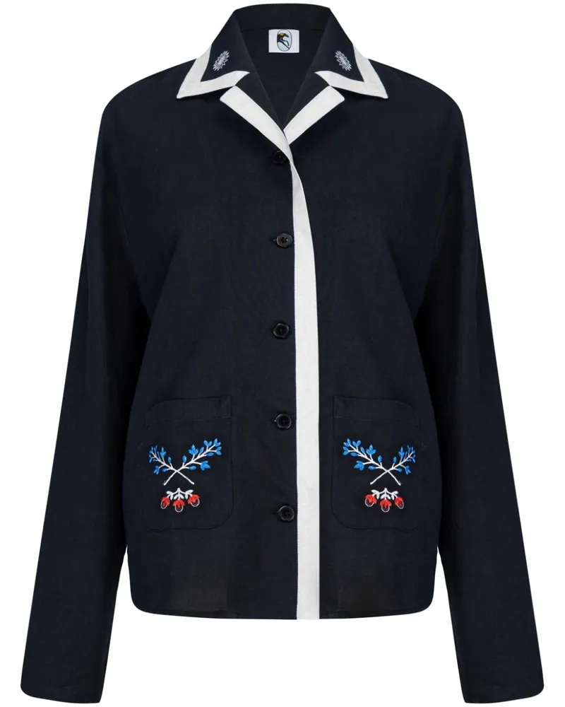 SLEEPER Kotyk Bluse - Blau Blau