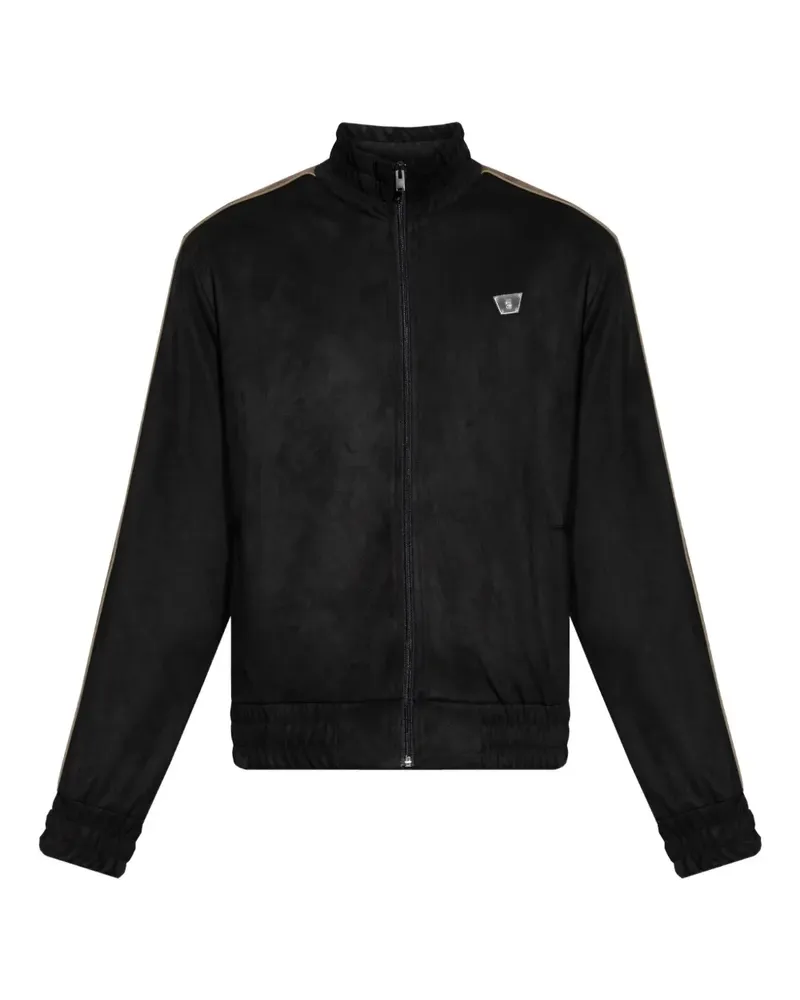 MISBHV Sportjacke mit Streifen - Schwarz Schwarz