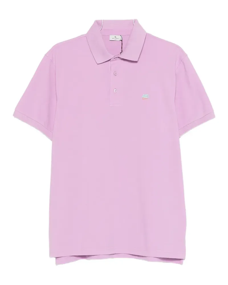 Etro buttoned polo shirt - Rosa Rosa