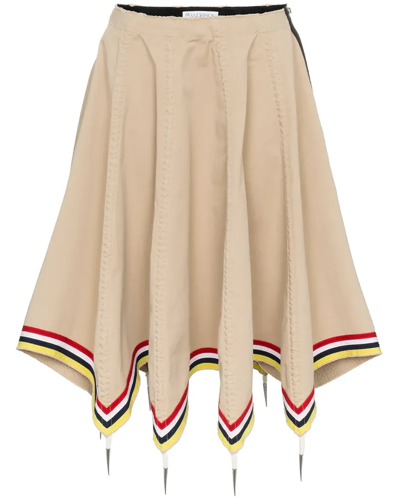 J.W.Anderson Asymmetrischer Rock - Nude Nude