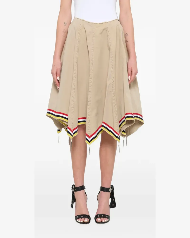 J.W.Anderson Asymmetrischer Rock - Nude Nude
