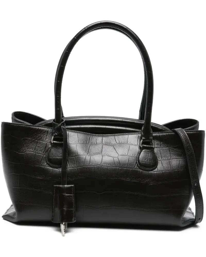 OSOI Tote Bag mit geprägtem Henkel - Braun Braun