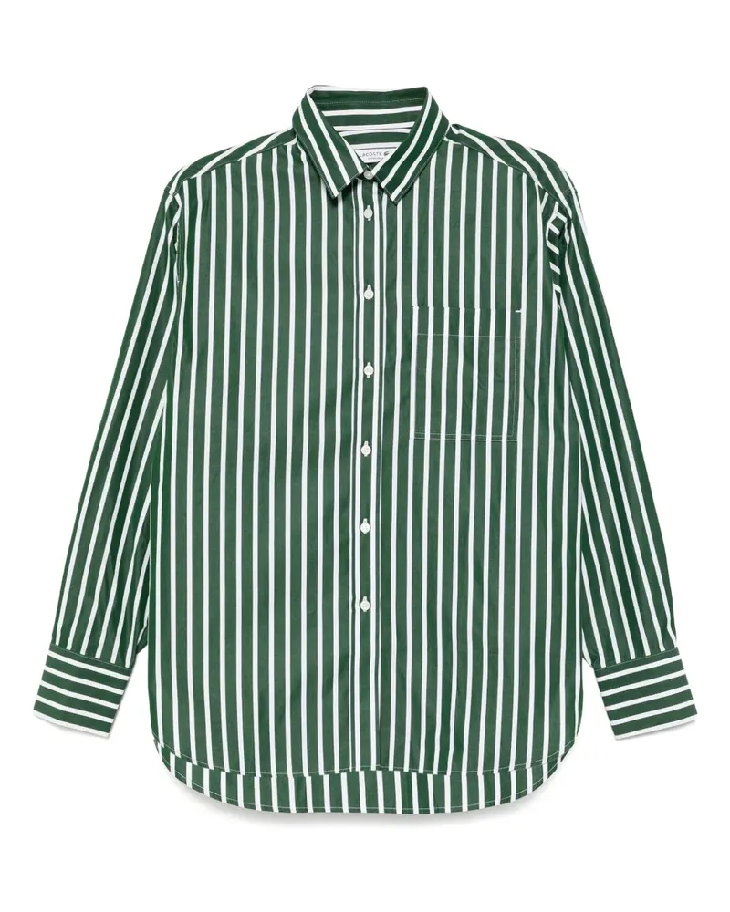 Lacoste Popeline-Hemd - Grün Grün