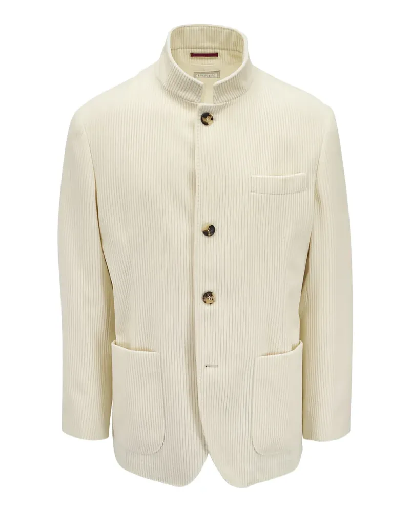 Brunello Cucinelli Cordjacke mit Knöpfen - Nude Nude