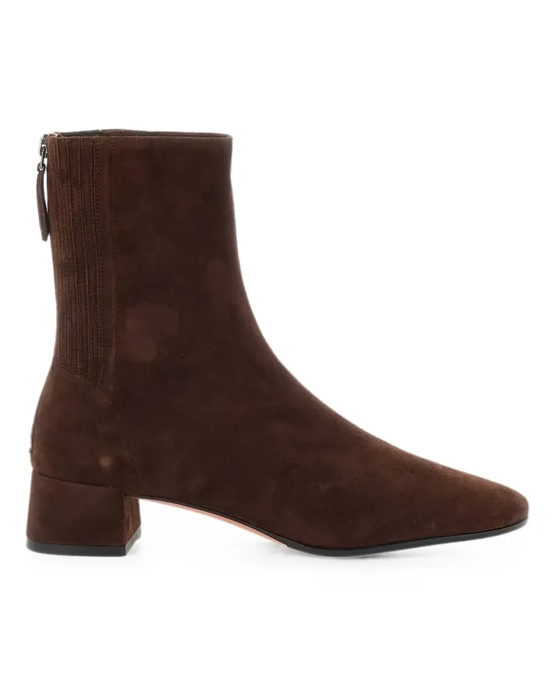 Aquazzura Saint Honore Stiefel mit mandelförmiger Kappe - Braun Braun