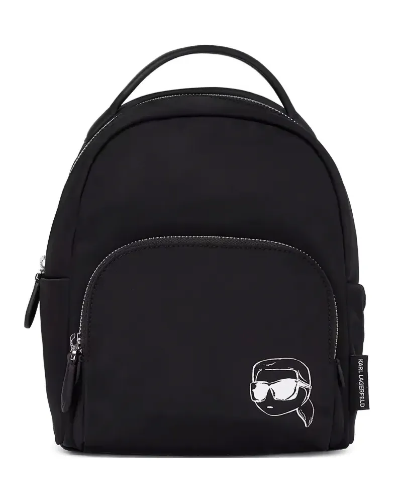 Karl Lagerfeld Ikon Rucksack - Schwarz Schwarz