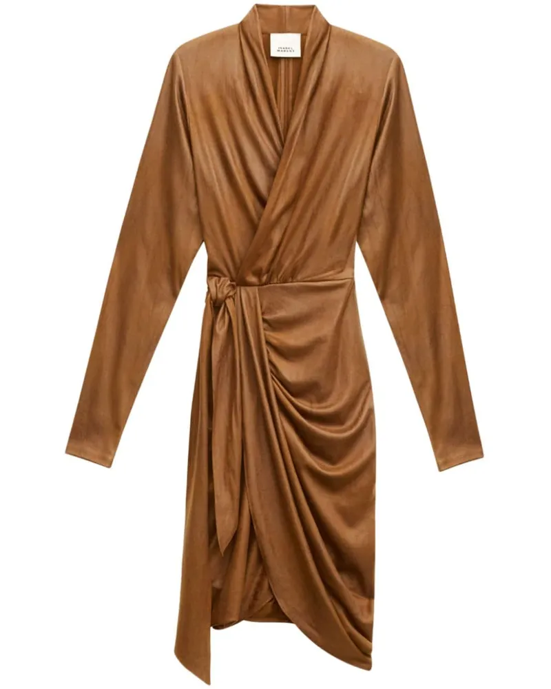 Isabel Marant Aleora Kleid - Braun Braun
