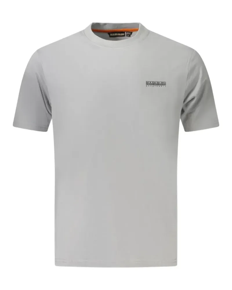 Napapijri logo-patch T-shirt - Grau Grau