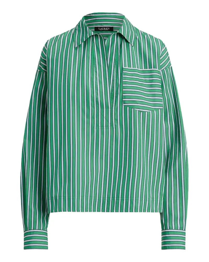 Ralph Lauren striped cotton blouse - Grün Grün