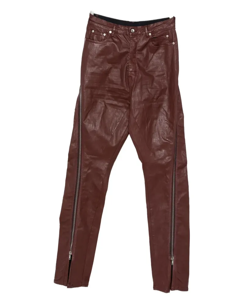 DRKSHDW by Rick Owens Jeans mit Reißverschlussdetail - Rot Rot