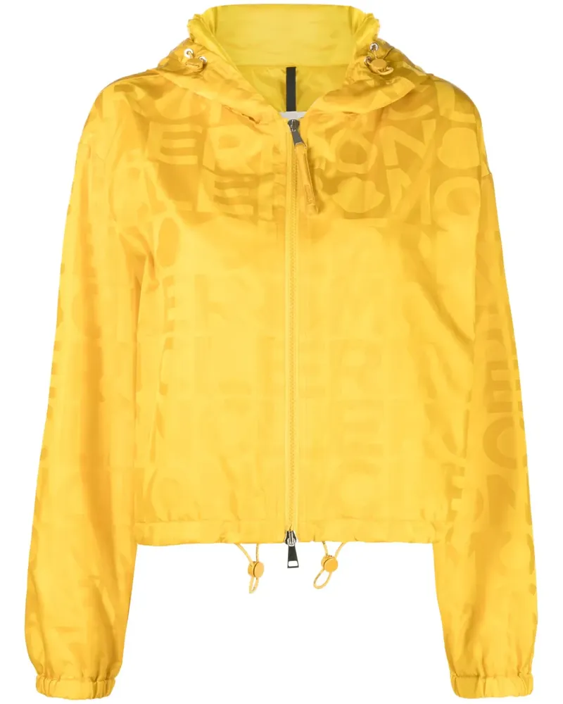 Moncler Vernant Windbreaker mit Logo-Print - Gelb Gelb