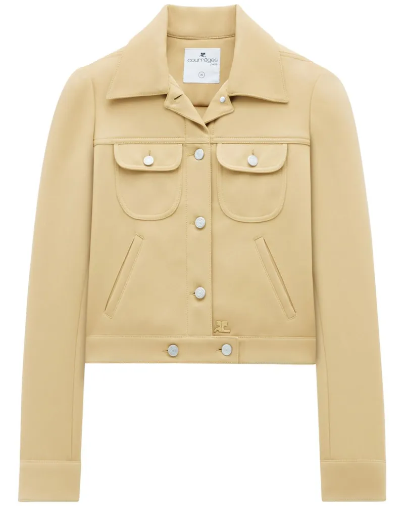 Courrèges Trucker-Jacke - Nude Nude