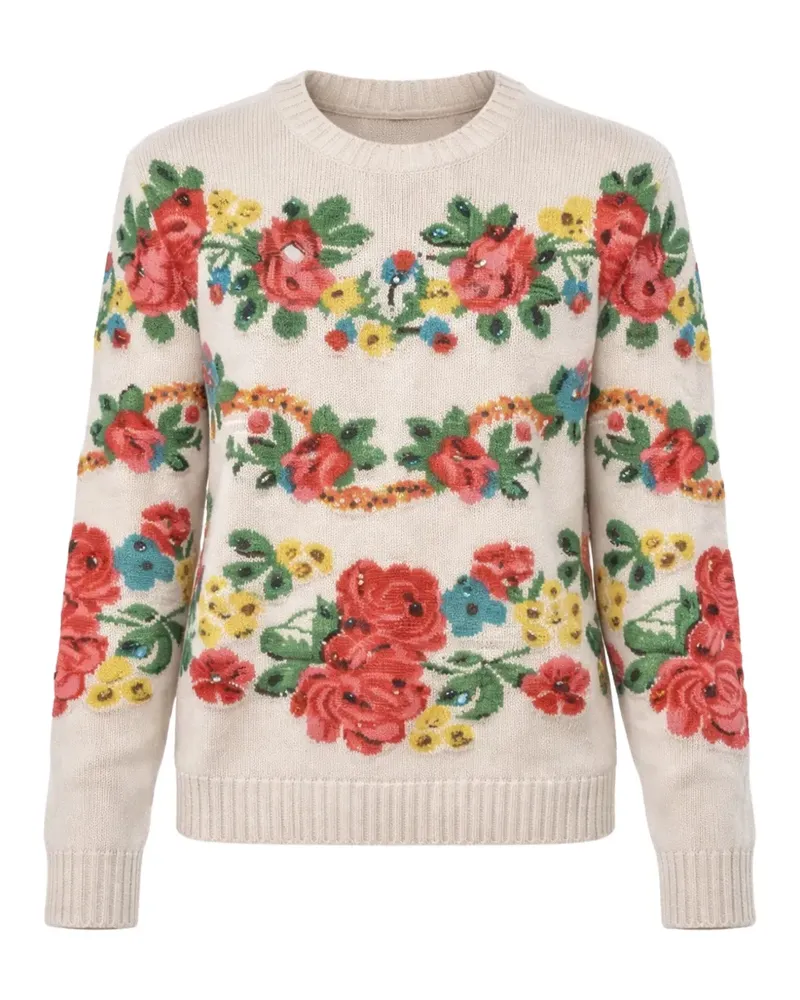 Gucci Euridice sequin-embellished sweater - Nude Nude