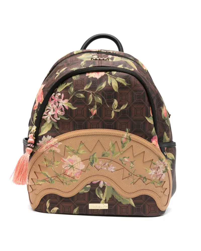 Sprayground Henny Floral Savage backpack - Braun Braun