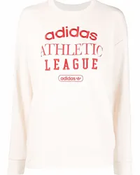 adidas Langarmshirt mit Logo Nude