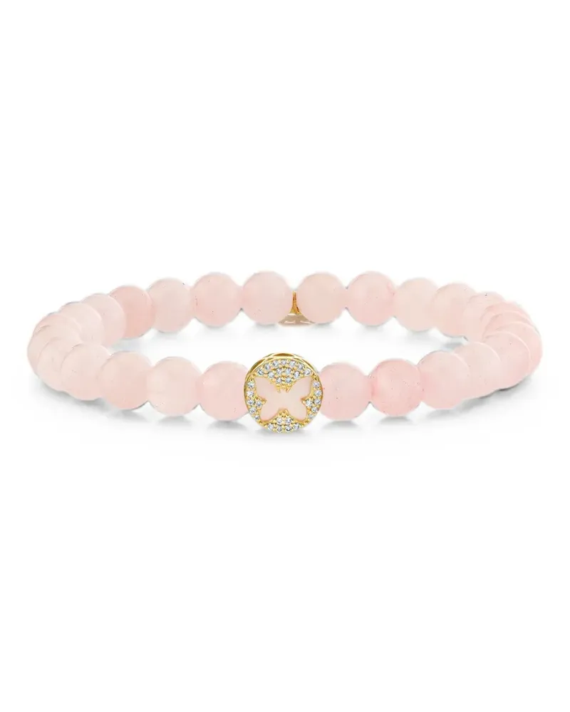Sydney Evan Butterfly Icon Armband mit Quarz und Diamanten - Gold Gold