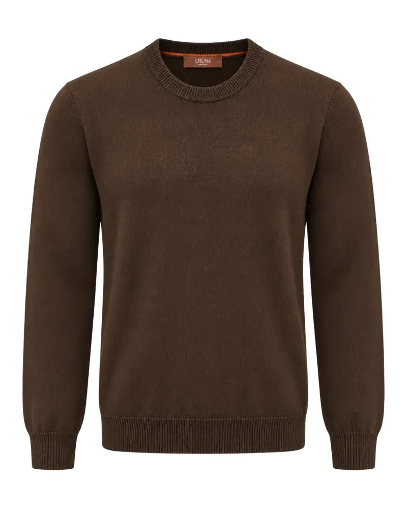 CRUNA crew-neck raglan-sleeve sweater - Braun Braun