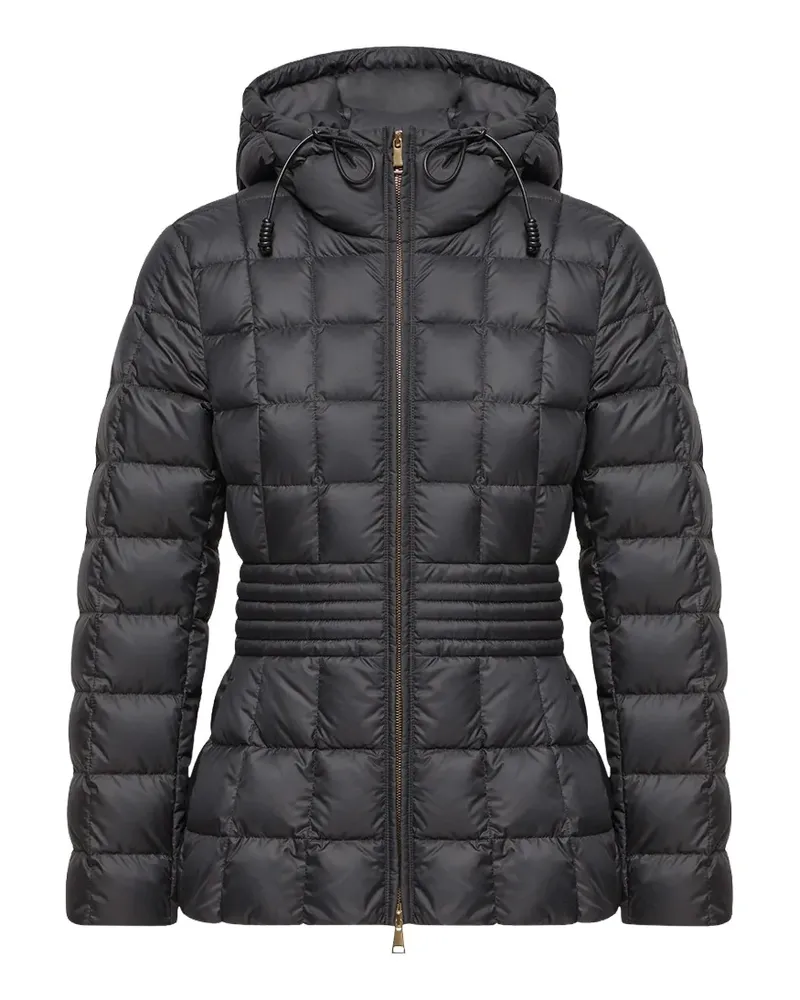 Moncler Engoulevent square-quilted hooded jacket - Schwarz Schwarz