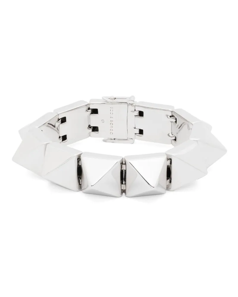 Eddie Borgo large Pyramid bracelet - Silber Silber