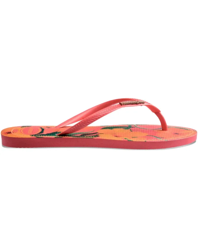 Havaianas Tropical Flip-Flops - Rosa Rosa