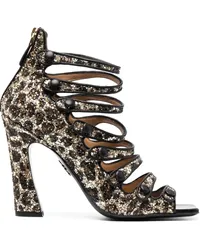 Dsquared2 Sandalen mit Print Braun