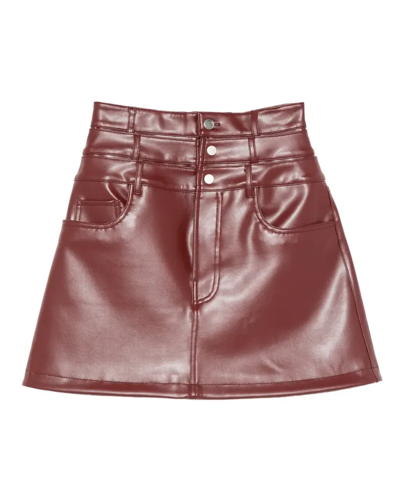 Viktor & Rolf Minirock im Layering-Look - Rot Rot