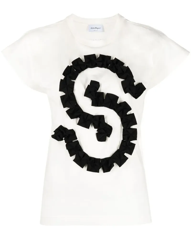 Ferragamo Gancio S T-Shirt - Weiß Weiß