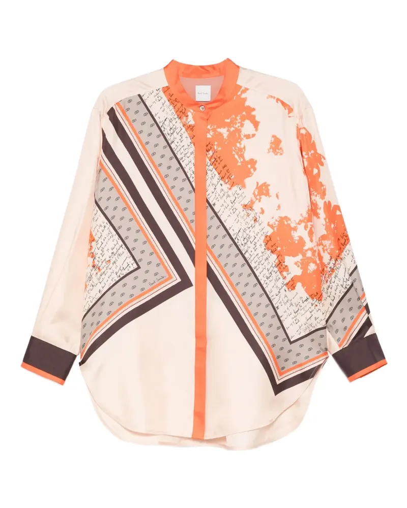 Paul Smith printed long-sleeve shirt - Nude Nude