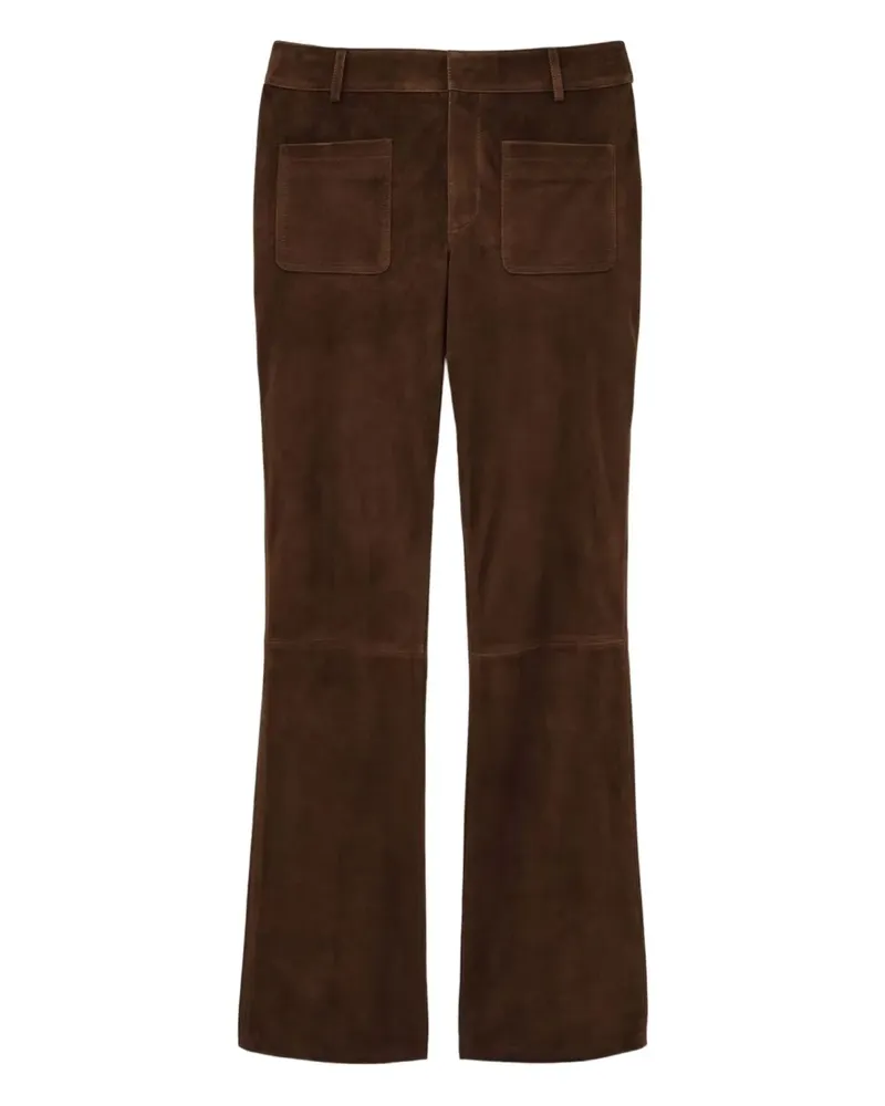 ba&sh Mossi Hose mit aufgesetzter Tasche - Braun Braun