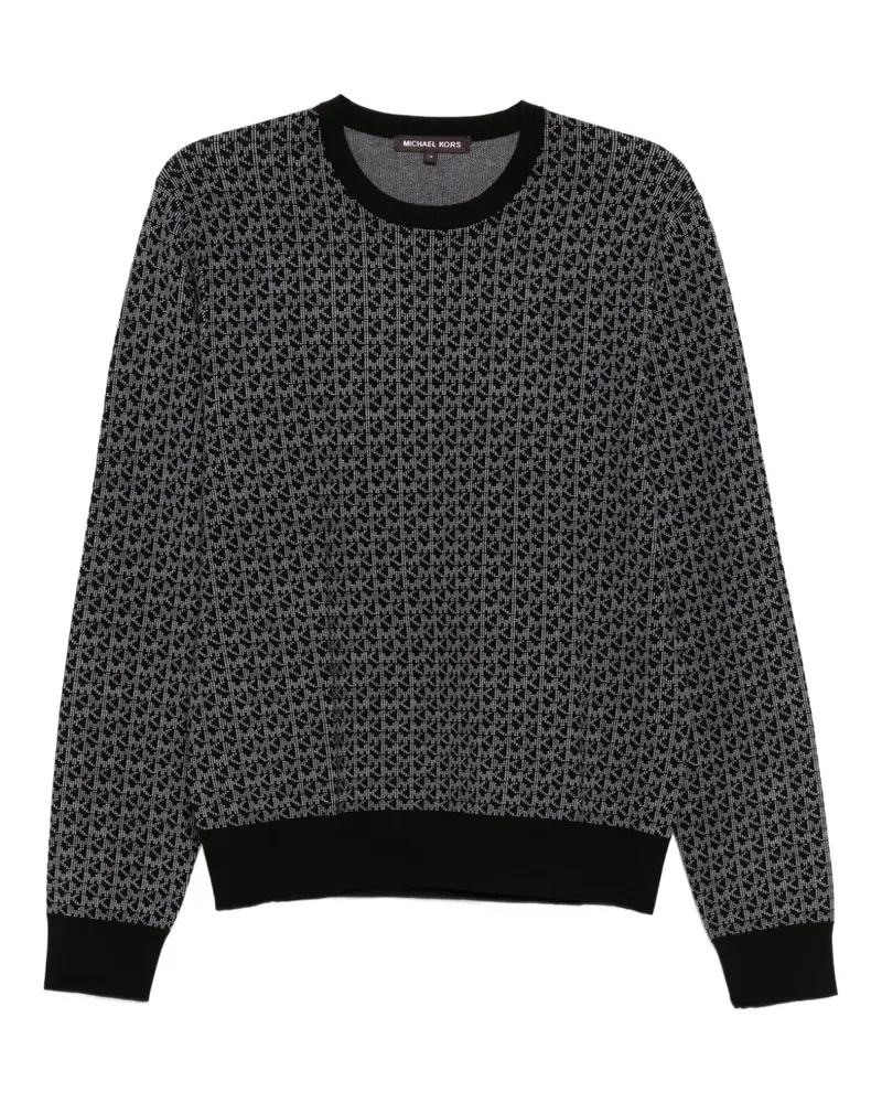 Michael Kors Sweatshirt mit Logo-Print - Schwarz Schwarz