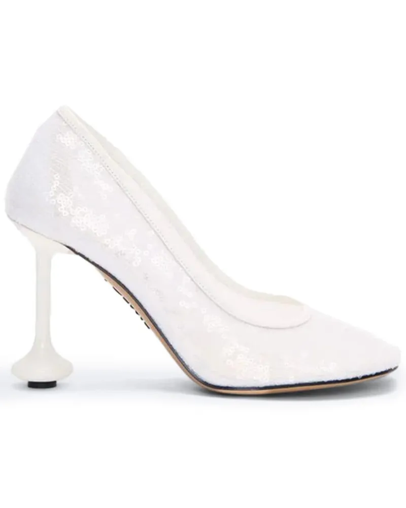 Loewe Toy Pumps 90mm - Weiß Weiß